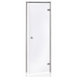 Drzwi szklane do łaźni parowej (szkło/aluminium) 8/20
