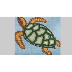 Żółw morski(D35) obraz z mozaiki 198x180cm