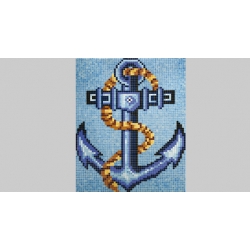 Kotwica D9 obraz z mozaiki 156x203cm