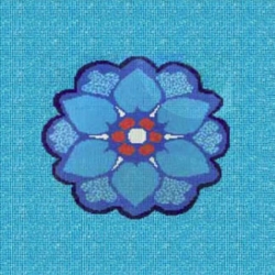 kwiat (D34) obraz z mozaiki 323x300cm