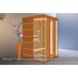 Topaz 2 osobowa sauna infrared firmy Saunal